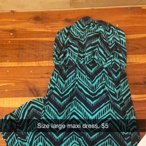 Maxi dress strapless